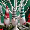 thumbnail image 1 of 3Pcs Dwarf Shape Xmas Tree Ornament Pointed Hat Fabric Festival Ambience Christmas Pendant Party Supplies, 1 of 3