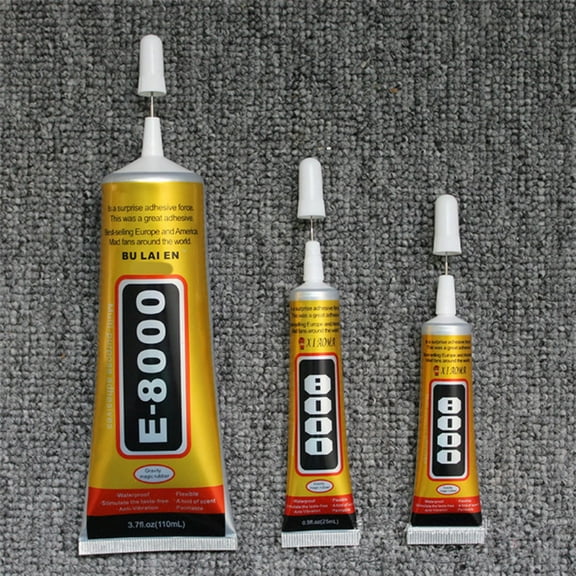 3Pcs E8000 15ml Clear Adhesive DIY Strong Adhesive Crafts Phone Screen Jewelry Crystal Rhinestone Repair Sealant Glue