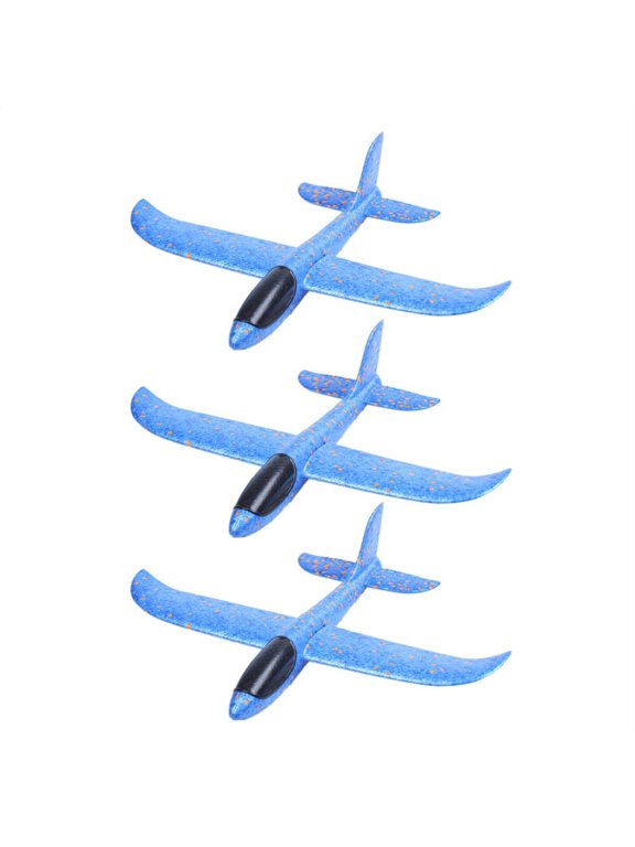 3Pcs EPP Foam Hand Throw Airplane Outdoor Launch Glider Plane Toy 34.5x32x7.8cm Interesting Toys