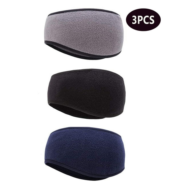 3Pcs Ear Warmer Headband Thermal Winter Cashmere Headbands Ear Muffs