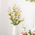 thumbnail image 1 of 3Pcs Easter Decoration DIY Easter Egg Floral Branches Tree Bouquet Tabletop Decor for Home Party Wedding Holiday Spring, 1 of 7