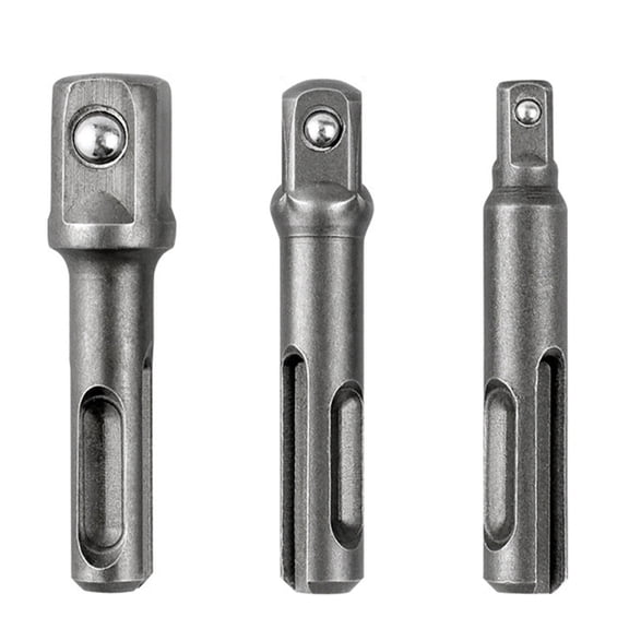 3Pcs Electric Drill Bit Adapters Hammer Converter Socket Tool