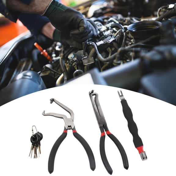 3Pcs Electrical Disconnect Pliers Kit Electrical Connector Separator Tool 37960 37980 13120 Car Repair Tool Car Accessories