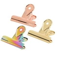 3Pcs Elliot Folders 65mm Assorted Colors File Paper Binder Clips for