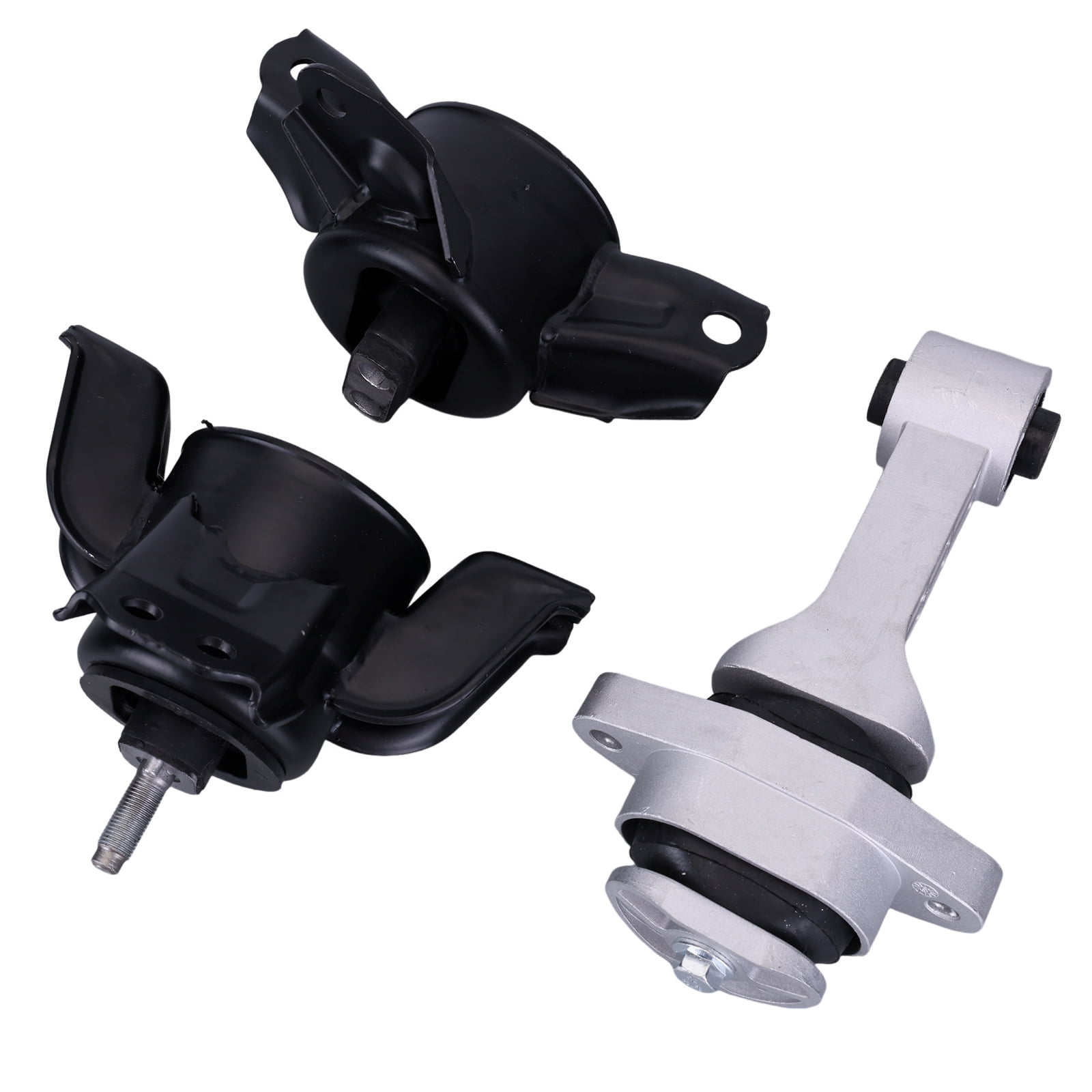 3Pcs Engine Motor & Transmission Mount Alloy Steel & Rubber for Kia Soul 1.6L/2.0L L4 2014-2019 Replaces A71065/A71067/A71093/SKM10010