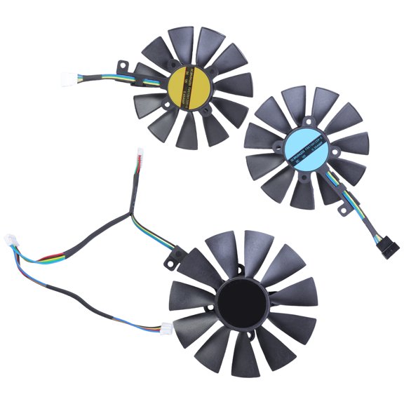 3Pcs FDC10U12S9-C Graphics Card Coolers Fan Replacement Low Graphics Card Radiators Cooling Fan for GTX1070