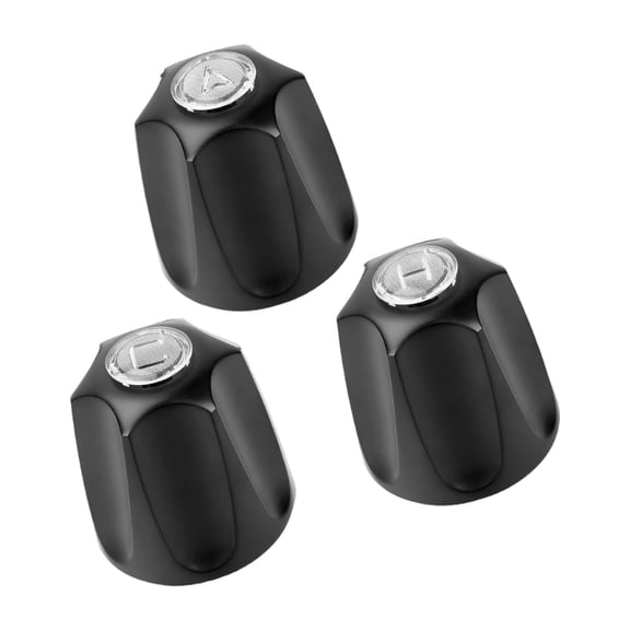3Pcs Faucet Handle Replacement Temperature Control Knob Set for Shower Diverter