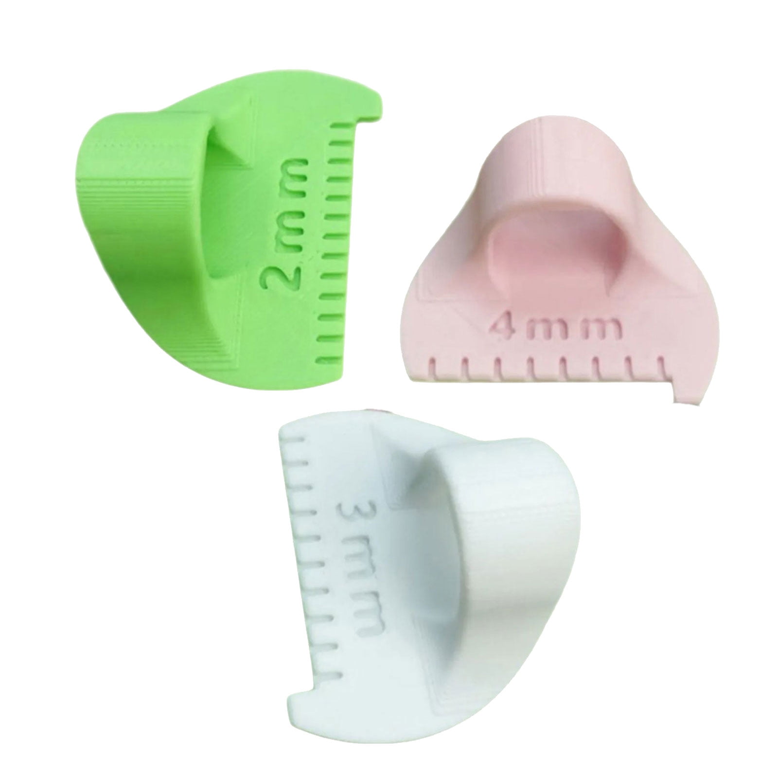 3Pcs Finger Quilting Ruler Patchwork Stitching Measuring Tool ...