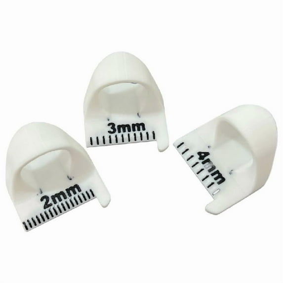 3Pcs Finger Sewing Ruler Patchwork Quilting Ruler Patchwork Measuring Tool