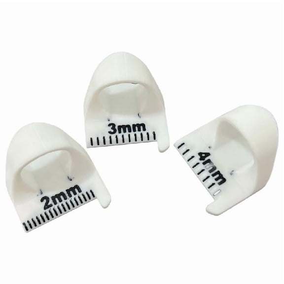 3Pcs Finger Sewing Ruler Patchwork Quilting Ruler Patchwork Measuring Tool