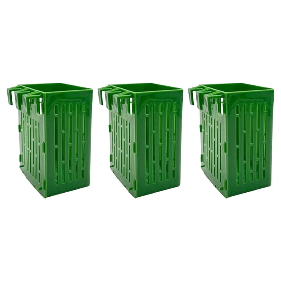 3Pcs Fish Tank Hydroponic Basket Aquarium Plant Holder With Hooks For Water Cultivation,aquarium basket,plant holder,F