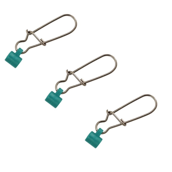 3Pcs Fishing Line Sinker Slides with Duo Lock Fishing Clips with Hooked Sinker Line Connector Tackle Depth Finder Accessory 3Pcs