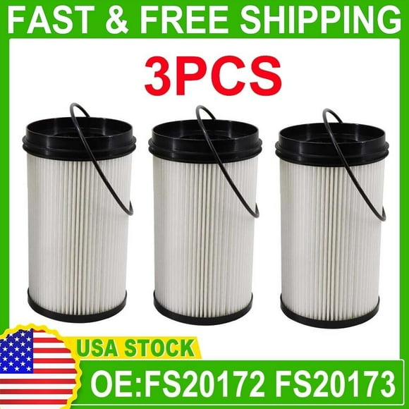 3Pcs Fits For Peterbilt Kenworth FS20172 K37-1012 K37-1011 K37-1029 Fuel Filter