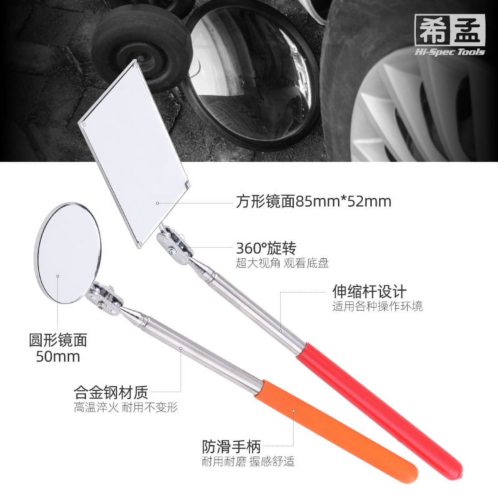 3Pcs Flexible Inspection Mirror Inspection Telescopic Mirror Handheld