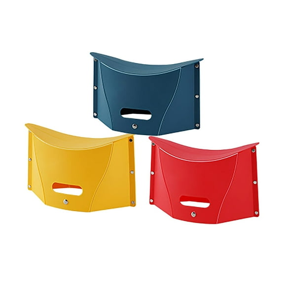 3Pcs Foldable Portable Stool,Multifunctional Portable Basket Folding Portable Chair for Outdoor Camping Fishing