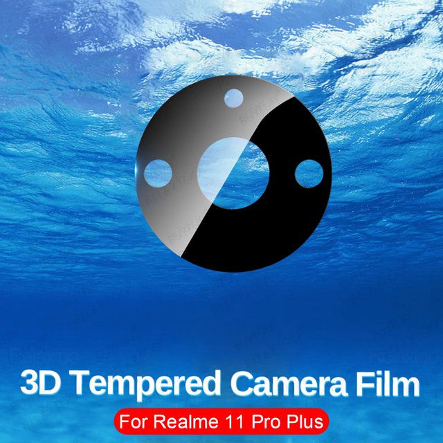 3Pcs For Realme 11 Pro+ 3D Tempered Glass Camera Film Ring Realme11 4G