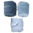 thumbnail image 1 of 3Pcs Fringe Chiffon Ribbon 2" x 5 Yards Handmade Frayed Ribbon for Bridal Bouquets crafts Wedding Invitations , Blue Series, 1 of 7