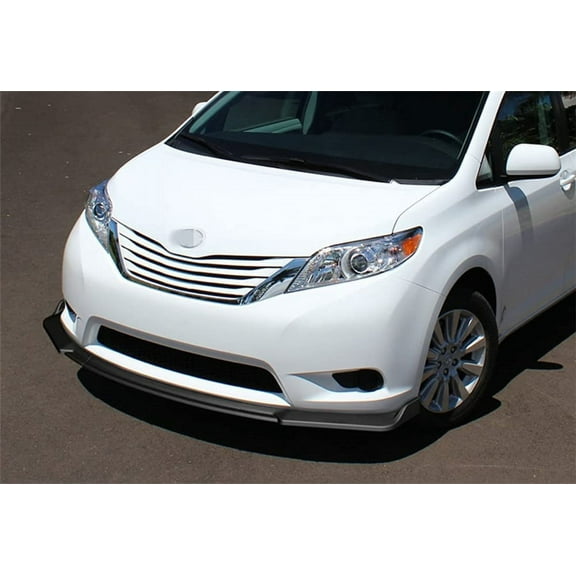 /3Pcs Front Body Kit Bumper Lip Carbon Fiber Style For 2011-2015 Toyota Sienna