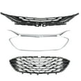 thumbnail image 1 of 3Pcs Front Bumper Upper & Lower Grille Grill Set Fit for Chevrolet Malibu 2019-2020, 1 of 6