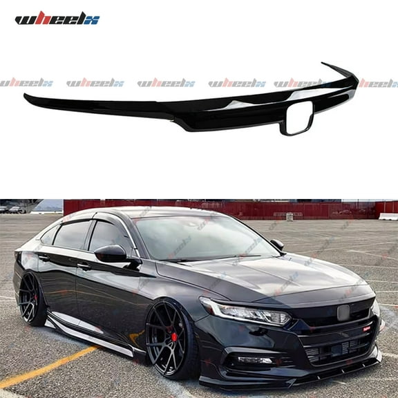3Pcs Front Grille & Eyelid Cover Set Compatible With 2018-2020 Honda Accord, Fit for 2018 2019 2020 10th Accord Sedan