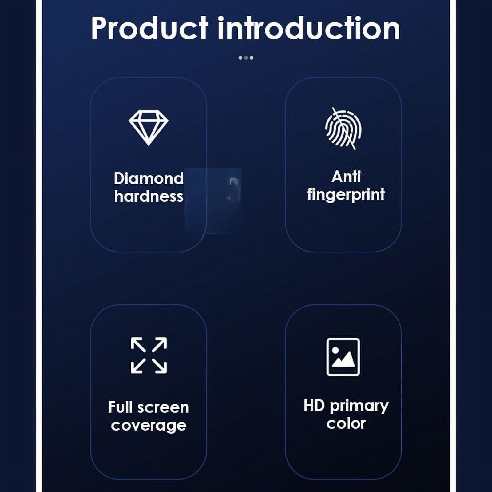 3Pcs Full Cover Matte Screen Protector for iPhone 13 14 Pro 12 Mini