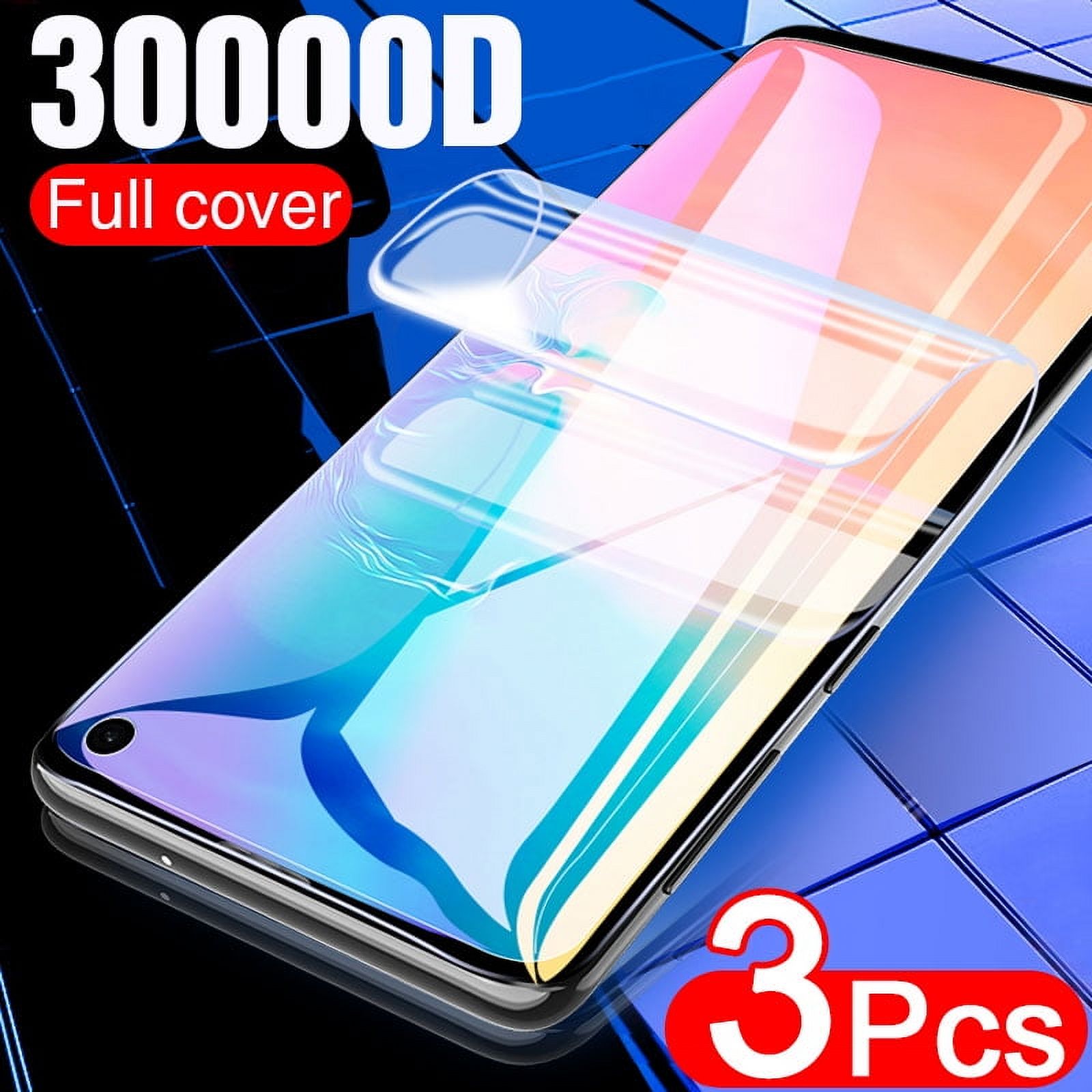 3Pcs Full Cover Screen Protector For Samsung Galaxy S10 S9 S8 S20 Plus