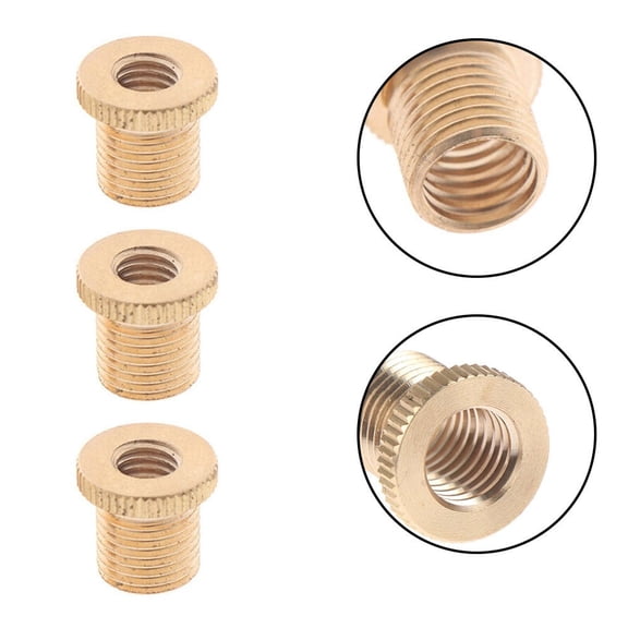 3PCS Gear Shift Knob Thread Adapter Nuts Insert M10X1.25 & M10X1.5 & M8*1.25