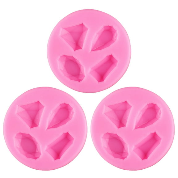 3-Piece Shape Cake Mold Set for Baking, Candy Making, and Dessert Creation Tray Tool