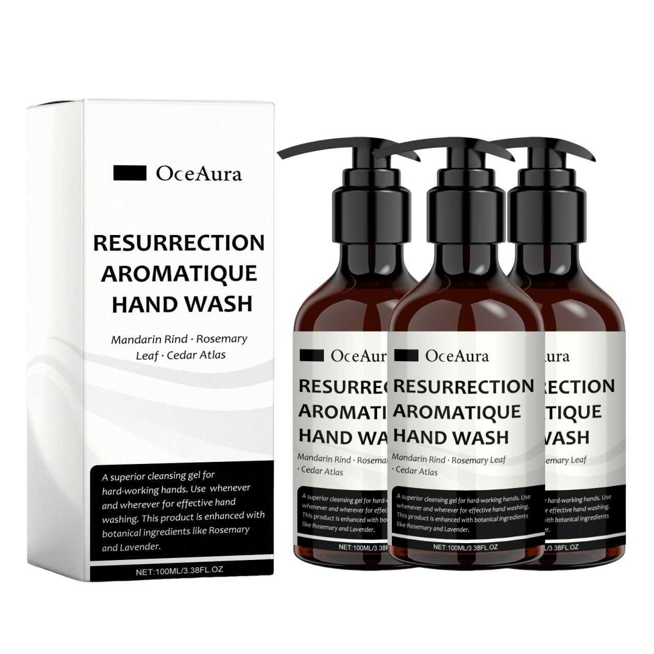 3Pcs Gentle And Scented Hand Soap，That Removes Dirt Fresh And Healthy