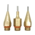 thumbnail image 1 of 3Pcs Glue Tool Nozzle 7/16Inches Thread Replaceable Accessories Melting Glue Tool Use Small  Stainless Steel for Doors Kitchen, 1 of 9