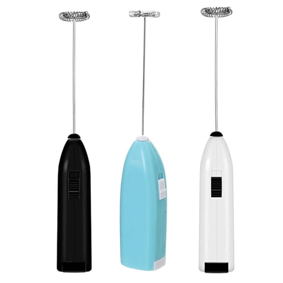 3Pcs Handheld Electric Epoxy Resin Stirrer Battery Operated Tumbler Mixer Blender Stainless Steel Egg Milk Frother Tool