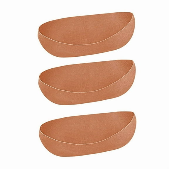 3Pcs Hanging Basket Lining Trough Planter Liner Accessory Foldable Window Box Liners Felting for Porch Eaves 30inch