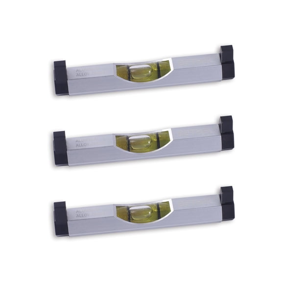 3Pcs Hanging Bubble Line Level Mini Aluminum Tools