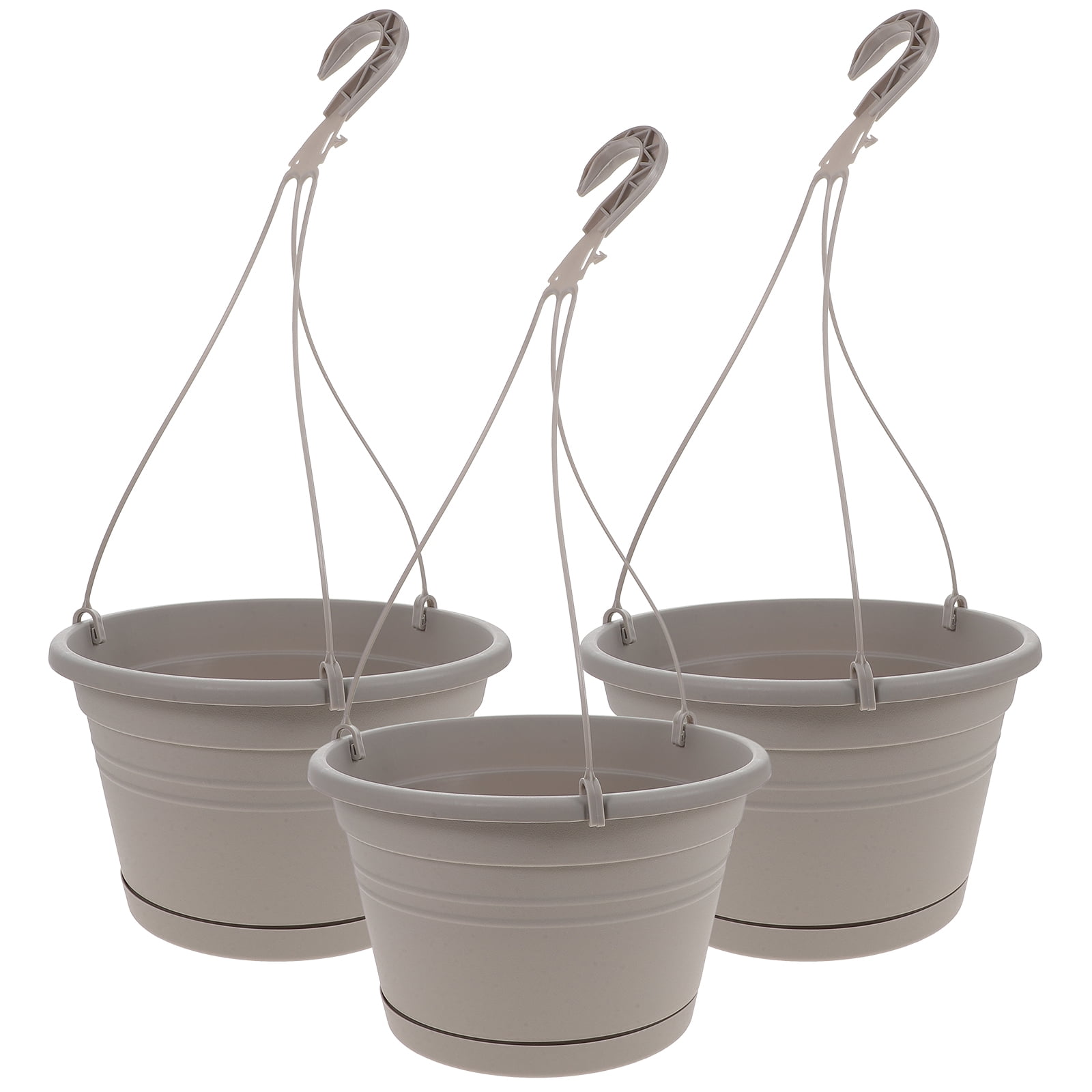 3Pcs Hanging Planters Plastic Hanging Plant Pot Basket Hanging Flower
