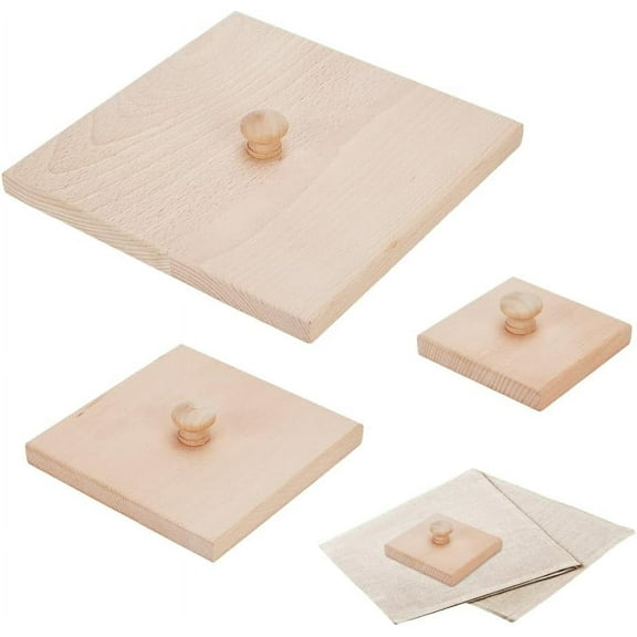 3Pcs Hardwood Tailors Clapper Square Quilters Clapper Wood Clappers Sewing Tools Seam Presser Boards