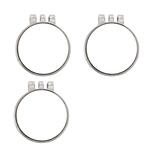 3Pcs Heat Transfer Golf Hat Clip Anti Loss Alloy Magnetic Cap Clip for Quick Adjustment for Sports Lover Holiday Gift