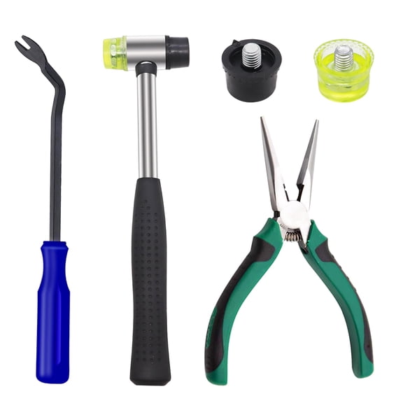 3Pcs Heavy Duty Upholstery and Construction Staple Remover with Tack Puller Tool, Nail Puller, Carpet Remover, for Removing All Kinds of Staples