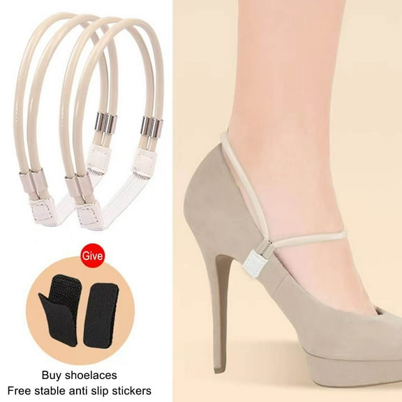 3Pcs High Heel Ankle Straps under $5! CQCYD High Heel Ankle Straps, Elastic Shoe Security Straps, Rhinestone Shoe Accessory Straps, Anti Slip Heel Straps, Replaceable Shoe Ankle Bands
