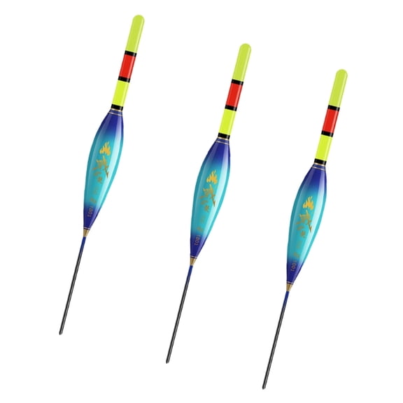 3Pcs Highly Sensitive Fishing Slippery Float Strikes Slip Drift Tube Light Float