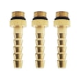 thumbnail image 1 of 3Pcs Hose Adapter, Brass Line Connector for BBQ Outdoor Cooking Accessories, 1 of 8
