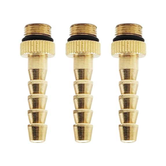 3Pcs Hose Adapter, Brass Line Connector for BBQ Outdoor Cooking Accessories
