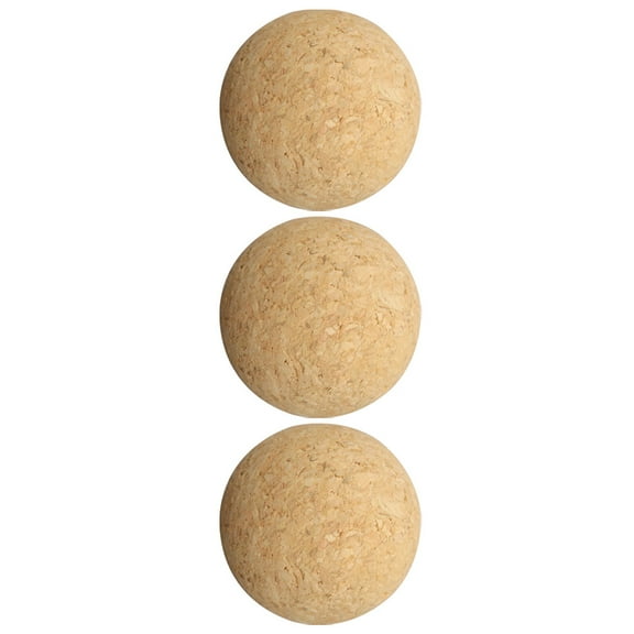 3Pcs Household Foosball Balls Wear-resistant Mini Balls Replaceable Wood Foosball