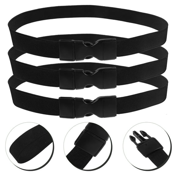Elastic Trash Can Band Black Plastic for Secure Bag Attachment