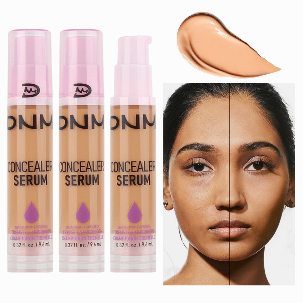 3Pcs Hydrating Liquid Concealer Serum for Women,Lightweight Cream