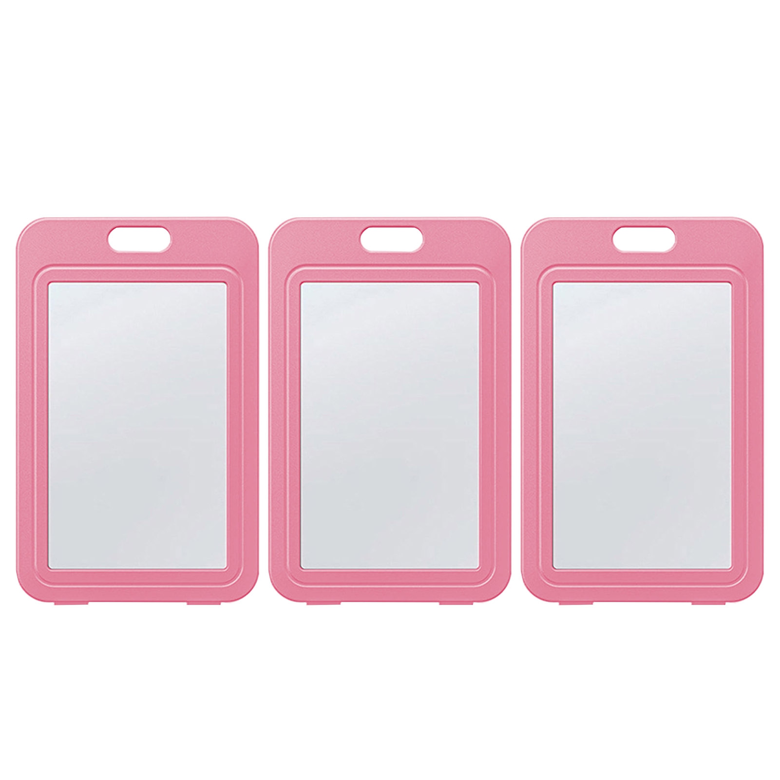 Outstanding® 2er-Set Transparente Badge-Halter – Doppelseitig Für Kreditkarten & Ausweise