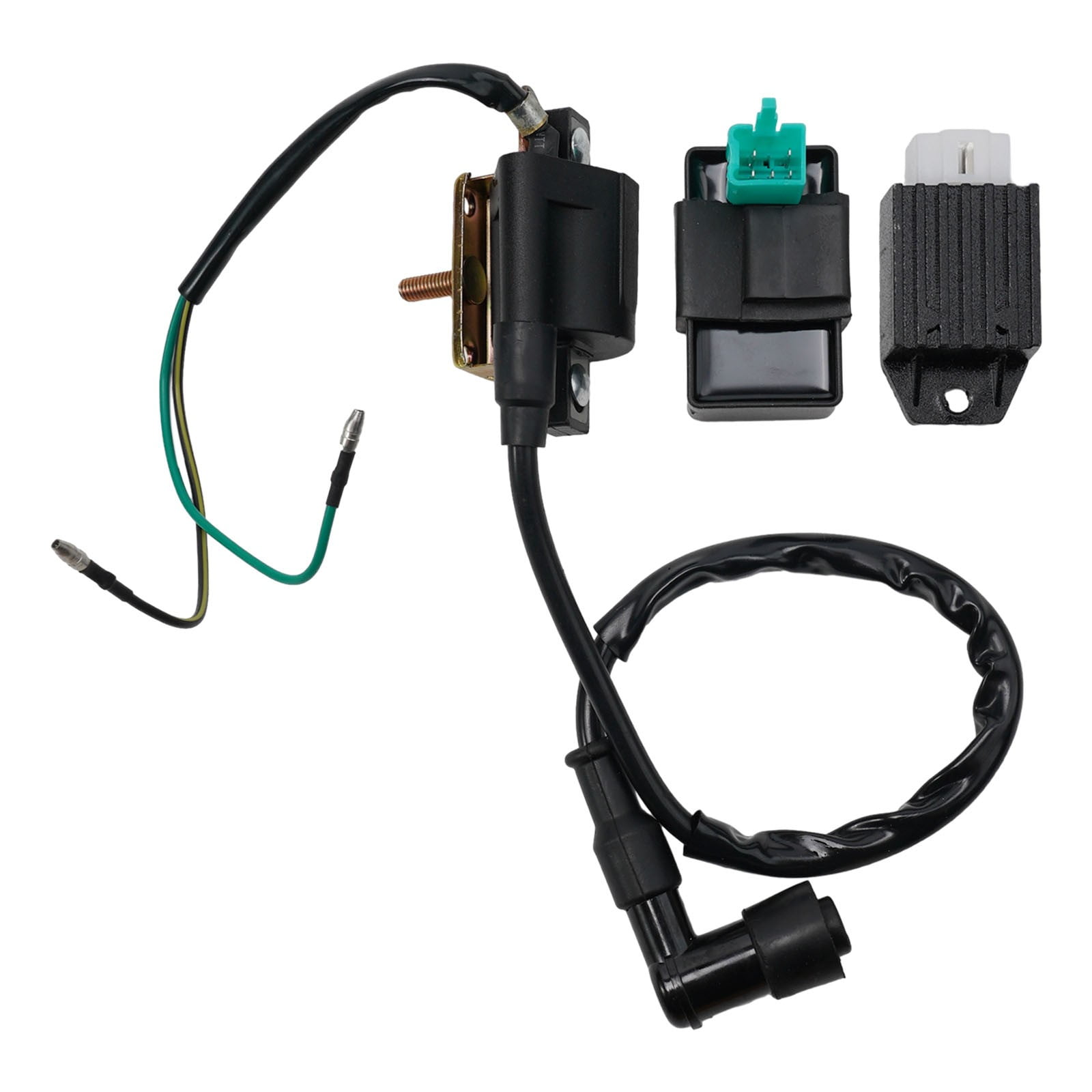 3Pcs Ignition Coil CDI Box Rectifier Regulator For 110cc 125cc 140cc ...