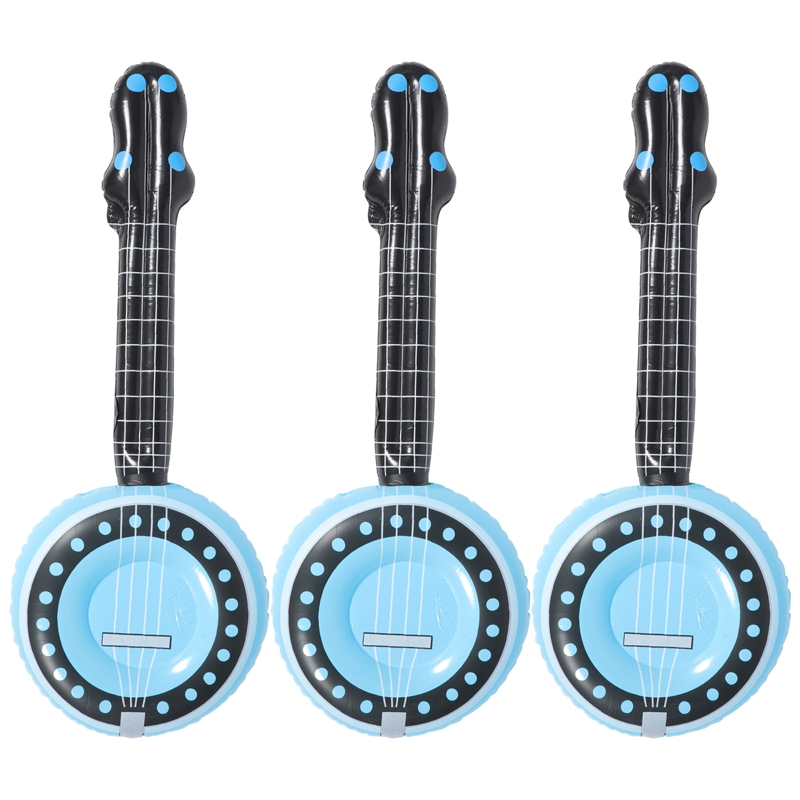 3Pcs Inflatable Musical Instruments Inflatable Banjo Toys Adult Kids ...