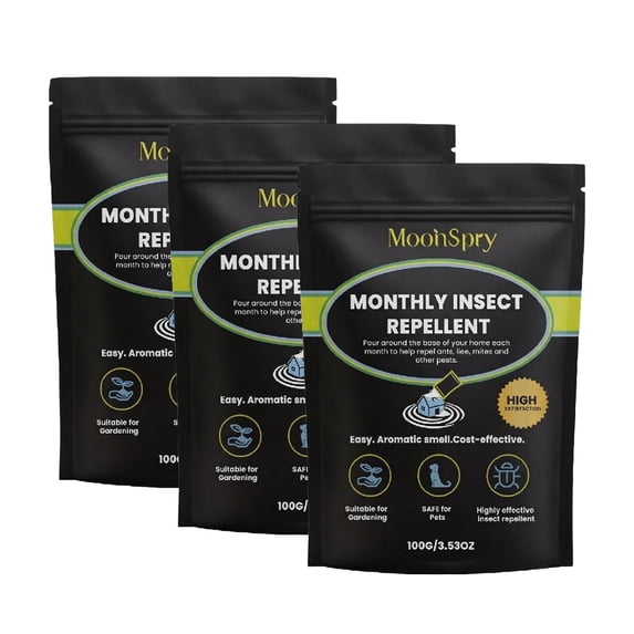 3Pcs Insect Deterrentlime for lawns, garden lime Mosquito Repellen Frog Repellent For Outdoors Multi-Purpose Natural Repellent for Outdoors100g