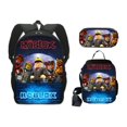 3Pcs Kids Backpack with Lunch Bag Pencil Case School Bags Student