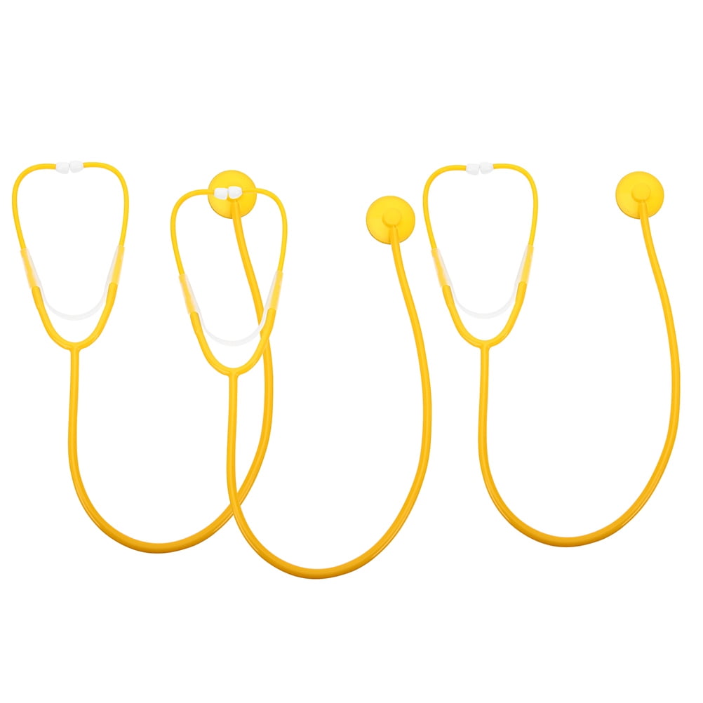 3Pcs Kids Stethoscope Toys Nursing Doctor's Stethoscope Toys Cosplay Pretend Play Accessories
